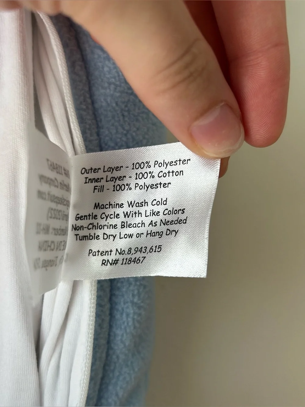 Baby Merlin’s Magic Sleepsuit Microfleece Light Blue Small 3-6 Months 12-18 lbs